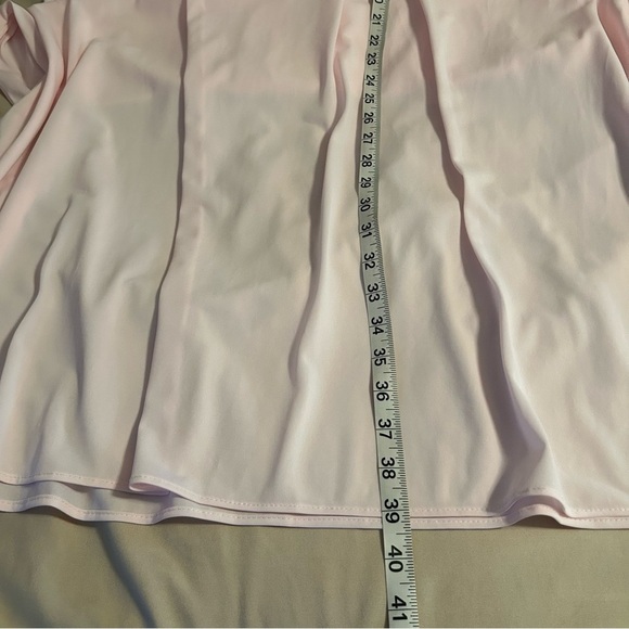 Miss Elaine Classics Nightgown Long Pink Tricot Silky Cap Sleeve Womens Size L - Picture 8 of 8